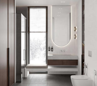 Керамогранит Laparet Festa Bianco белый матовый глянцевые чернила арт LP6012G0601R (60х119,5)